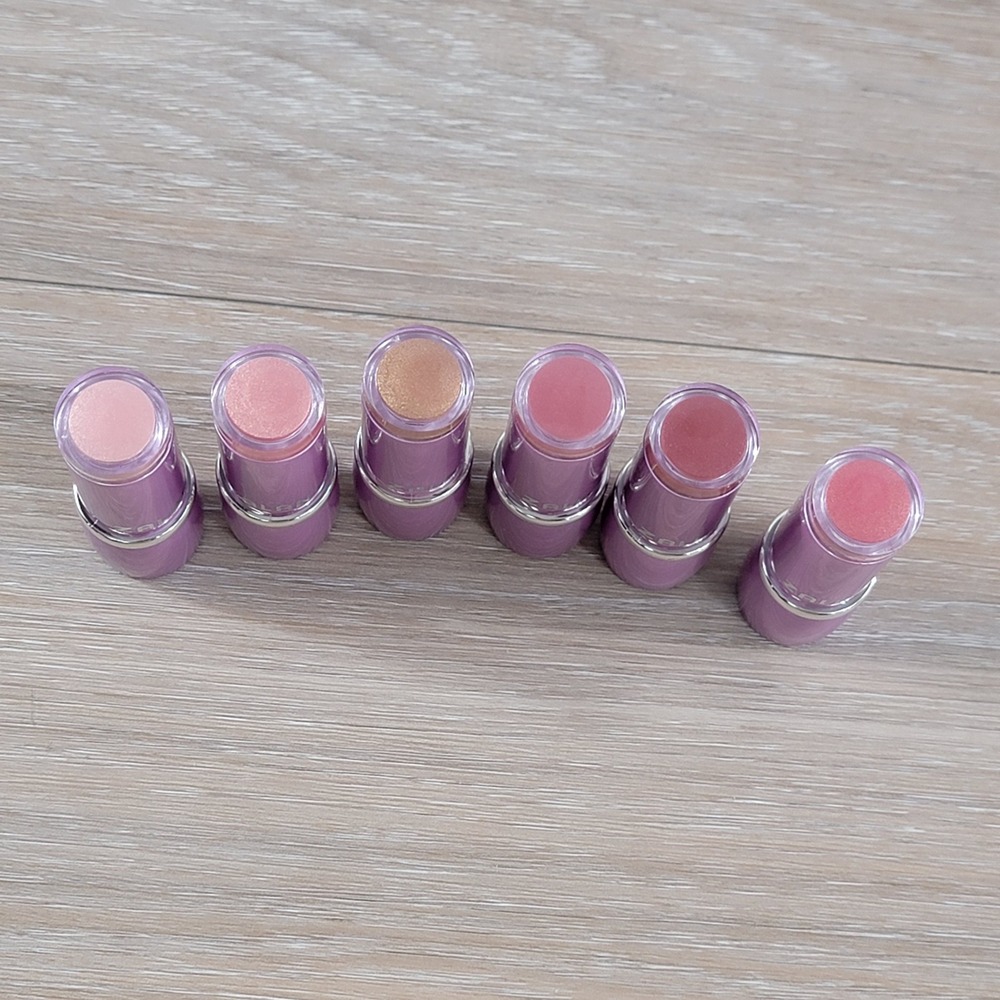 Zalan Pro Color Lipstick Set 6pc Aloe Vera Vitamin E Pink Berry Bronze 3.4g Each - Picture 2 of 8